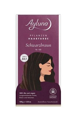 Ayluna Haarfarbe Schwarzbraun,100 g