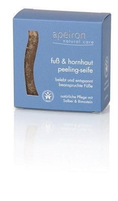 Apeiron Fuß & Hornhaut Peeling-Seife, 100 g