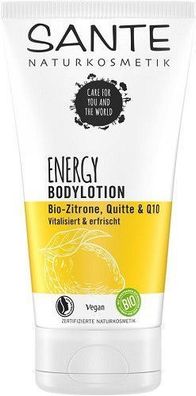 Sante Energy Bodylotion Bio-Zitrone, Quitte & Q10, 150 ml
