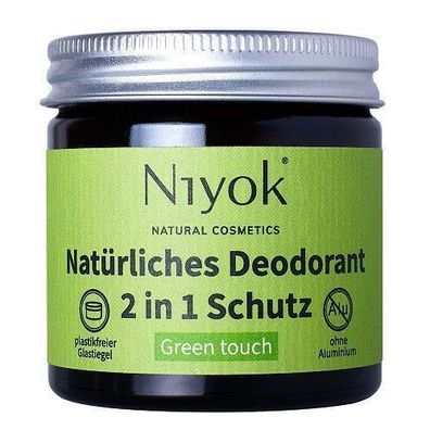 Niyok Deocreme 2in1 Green Touch, 40 ml