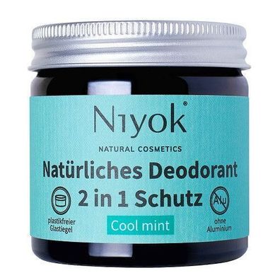 Niyok Deodorant 2in1 Cool Mint, 40 ml