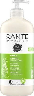 Sante Family Duschgel Bio-Ananas & Limone, 500 ml
