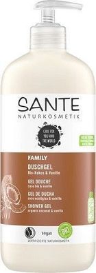 Sante Family Duschgel Bio-Kokos & Vanille, 500 ml