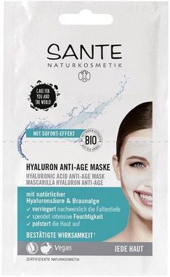 Sante Hyaluron Anti-Age Maske, 8 ml