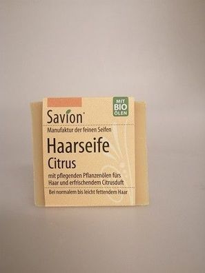 Savion Haarwaschseife Citrus 85 g