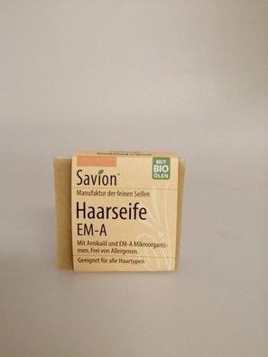 Savion Haarwaschseife EM-A, 85 g