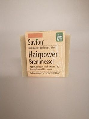 Savion Haarwaschseife Hairpower Brennessel 85 g