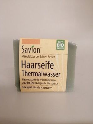 Savion Haarwaschseife Thermalwasser 85 g