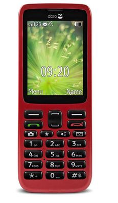 Doro 5517 Senioren-Handy mit Ladestation, SOS Taste Red Neuware ohne Vertrag