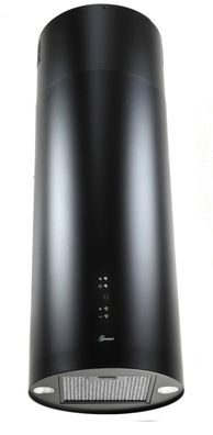 GURARI Wandhaube GCH V 380 36 BL PRIME, Runde Dunstabzugshaube 36 cm, Schwarz, 1000m³