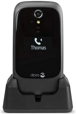 Doro 6530 Senioren-Handy mit Ladestation Black White Neuware ohne Vertrag