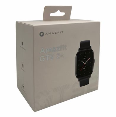Amazfit Smartwatch GTS 2e schwarz Sportarmband Fitnesstracker Aktivitätstracker