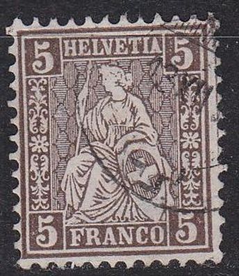 Schweiz Switzerland [1881] MiNr 0037 ( O/ used ) [01]