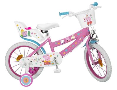 16 Zoll Kinder Mädchen Fahrrad Kinderfahrrad Mädchenfahrrad Peppa Pig Rad Bike