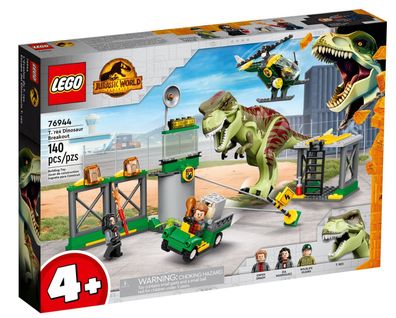 LEGO 76944 Jurassic World T. Rex Ausbruch Konstruktion Bausteine Spielset