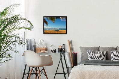 Poster - 40x30 cm - Strand - Bus - Surfen (Gr. 40x30 cm)