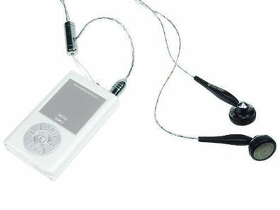 Velleman Stereo Ohrhörer Silikon Kopfhörer für CD MP3 MP4 Player schwarz-silber