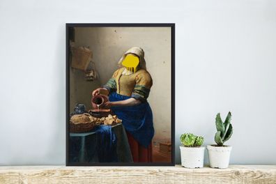 Poster - 20x30 cm - Milchmädchen - Johannes Vermeer - Gemälde (Gr. 20x30 cm)