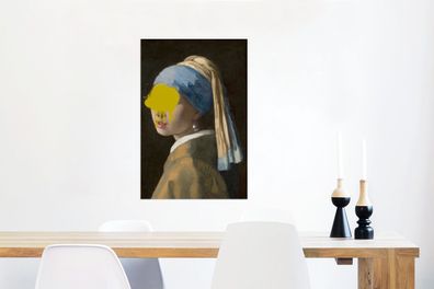 Glasbilder - 60x90 cm - Mädchen mit Perlenohrring - Johannes Vermeer - Gemälde