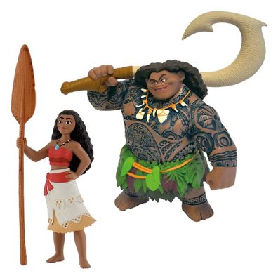 Bullyland 13182 Spielfiguren Set Walt Disney Vaiana Maui Hawaii Moana Figure