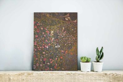 Leinwandbilder - 30x40 cm - Italienische Gartenbaulandschaft - Gustav Klimt
