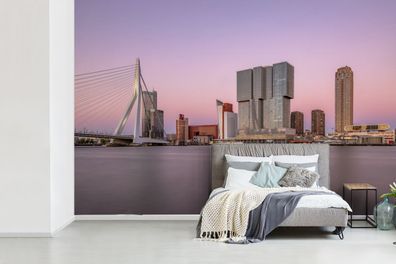 Fototapete - 360x240 cm - Rotterdam - Erasmus - Brücke (Gr. 360x240 cm)