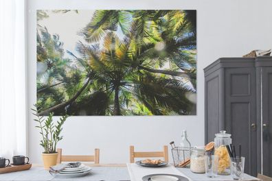 Leinwandbilder - 150x100 cm - Palmen im Glover's Reef von Belize (Gr. 150x100 cm)