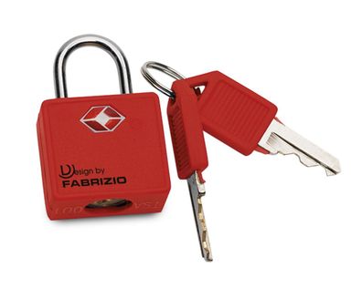 Fabrizio TSA Kofferschloß, rot