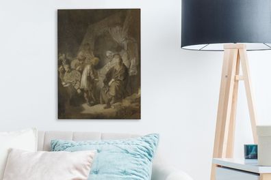 Leinwandbilder - 30x40 cm - Joseph erzählt seine Träume - Rembrandt van Rijn