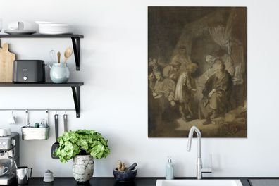 Leinwandbilder - 60x80 cm - Joseph erzählt seine Träume - Rembrandt van Rijn