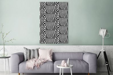 Leinwandbilder - 80x120 cm - Druck - Safari - Zebra (Gr. 80x120 cm)