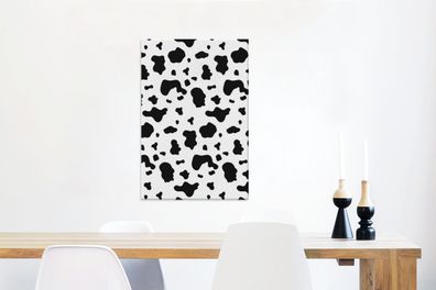 Leinwandbilder - 40x60 cm - Druck - Safari - Kuh (Gr. 40x60 cm)
