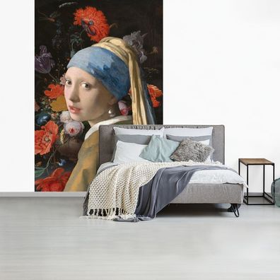 Fototapete - 180x280 cm - Das Mädchen mit dem Perlenohrring - Johannes Vermeer - Blum