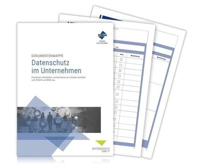 Dokumentenmappe: Datenschutz im Unternehmen: Checklisten, Merkbl?tter und N ...