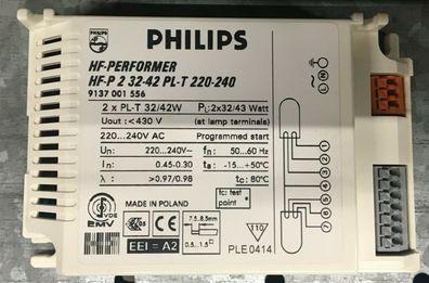 Philips Vorschaltgerät HF-P 2x32-42 PL-T 9137001556