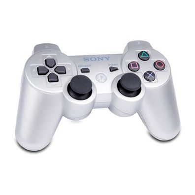 Original Sony Playstation 3 Wireless Dualshock 3 Controller in Silber - Ps3