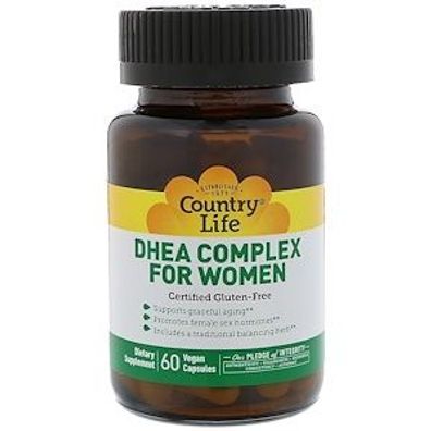 Country Life, DHEA Complex for Women, 60 Vegan Kapseln