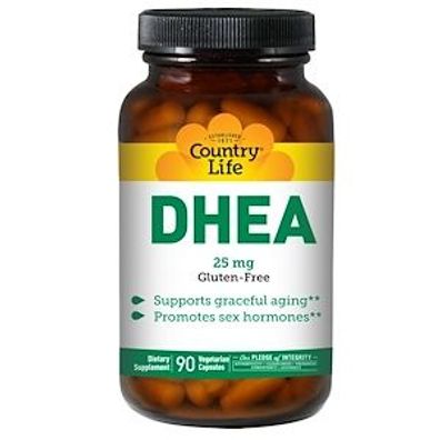Country Life, DHEA, 25 mg, 90 veg Kapseln