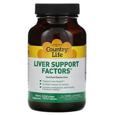Country Life, Liver Support Factors, 100 veg Kapseln