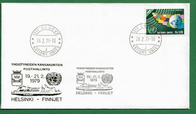 Schiffspost-UNO Genf-Postihallinto-Finnjet Helsinki-