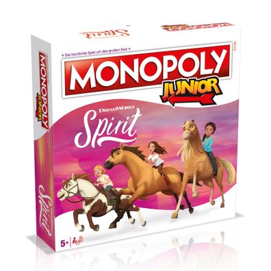 Monopoly Junior - Spirit - Riding Free Brettspiel Gesellschaftsspiel Kinderspiel