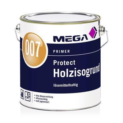 MEGA 007 Protect Holzisogrund 5 Liter weiß