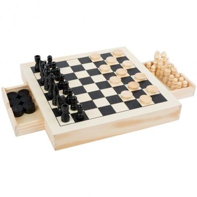 Spiele-Set Schach - Dame & Mühle