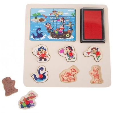 Stempel und Puzzle Helden