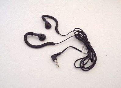 Sport Stereo Ohrbügel Kopfhörer In Ear Ohrhörer Joggen Fitness Klinke 3,5mm schwarz