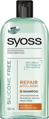 Syoss Silicone Free Repair & Fullness Shampoo 500 ml