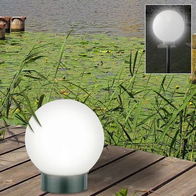 LED-Solar-Kugelleuchte Kugellampe Leuchtkugel Solarlampe Gartenlampe Lichtkugel