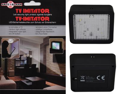 LED-TV-Imitator Fernsehattrappe Simulator Nachtlicht Lichteffekt Abschreckung