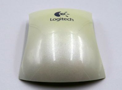 Logitech Maus M525 Ersatz Batteriefach-Deckel original Abdeckung Weiß Hochglanz