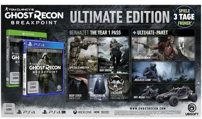 Ghost Recon Breakpoint PS-4 Ultimate - Ubi Soft - (SONY® PS4 / Shooter)